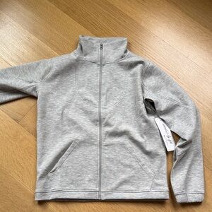 Absolutely Fit by Virgo Gray Zip-Front Jacket - Unbranded